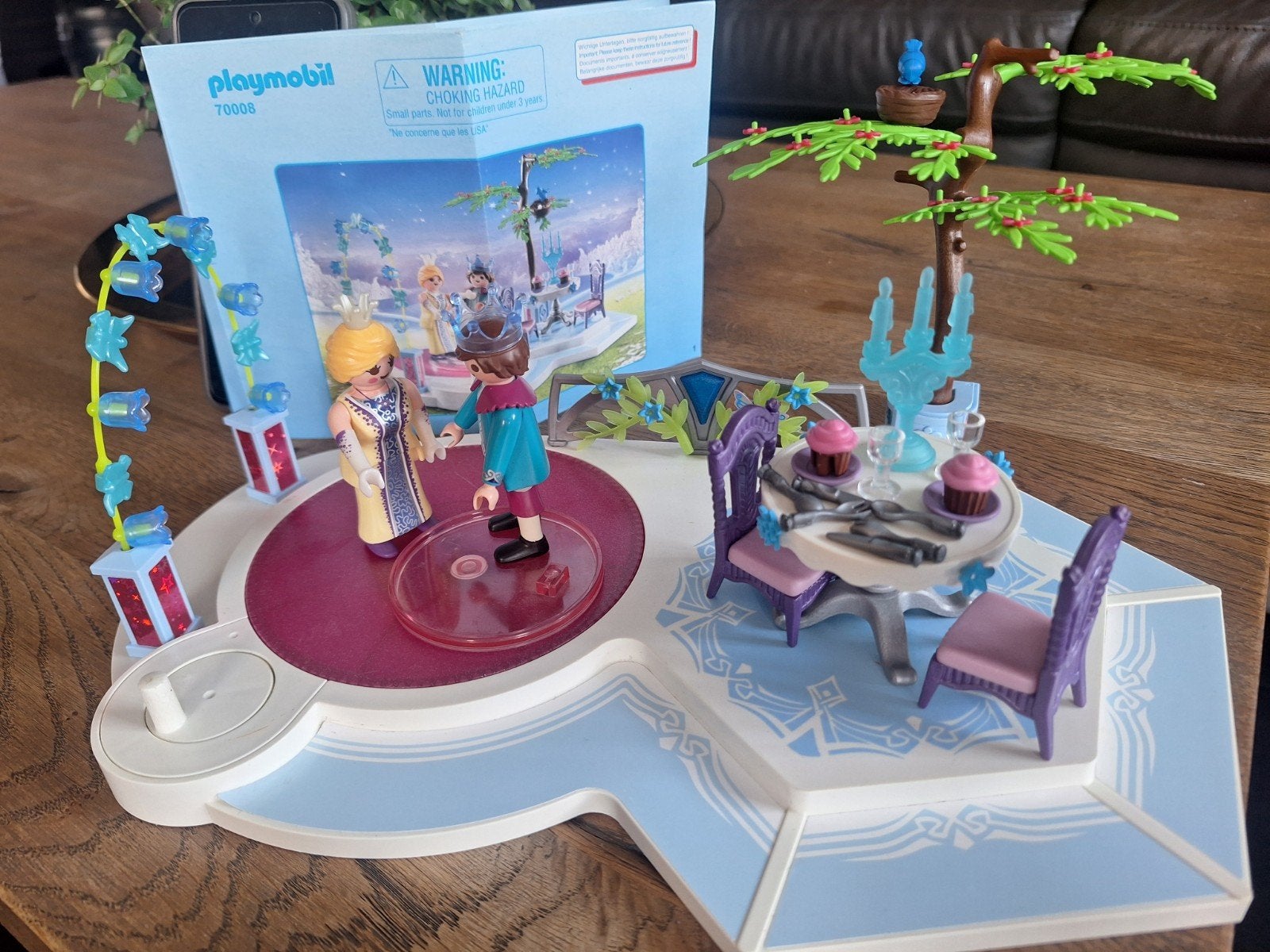 Playmobil 70008 Winter Koningspaar met Dansvloer, Ophalen, Gebruikt