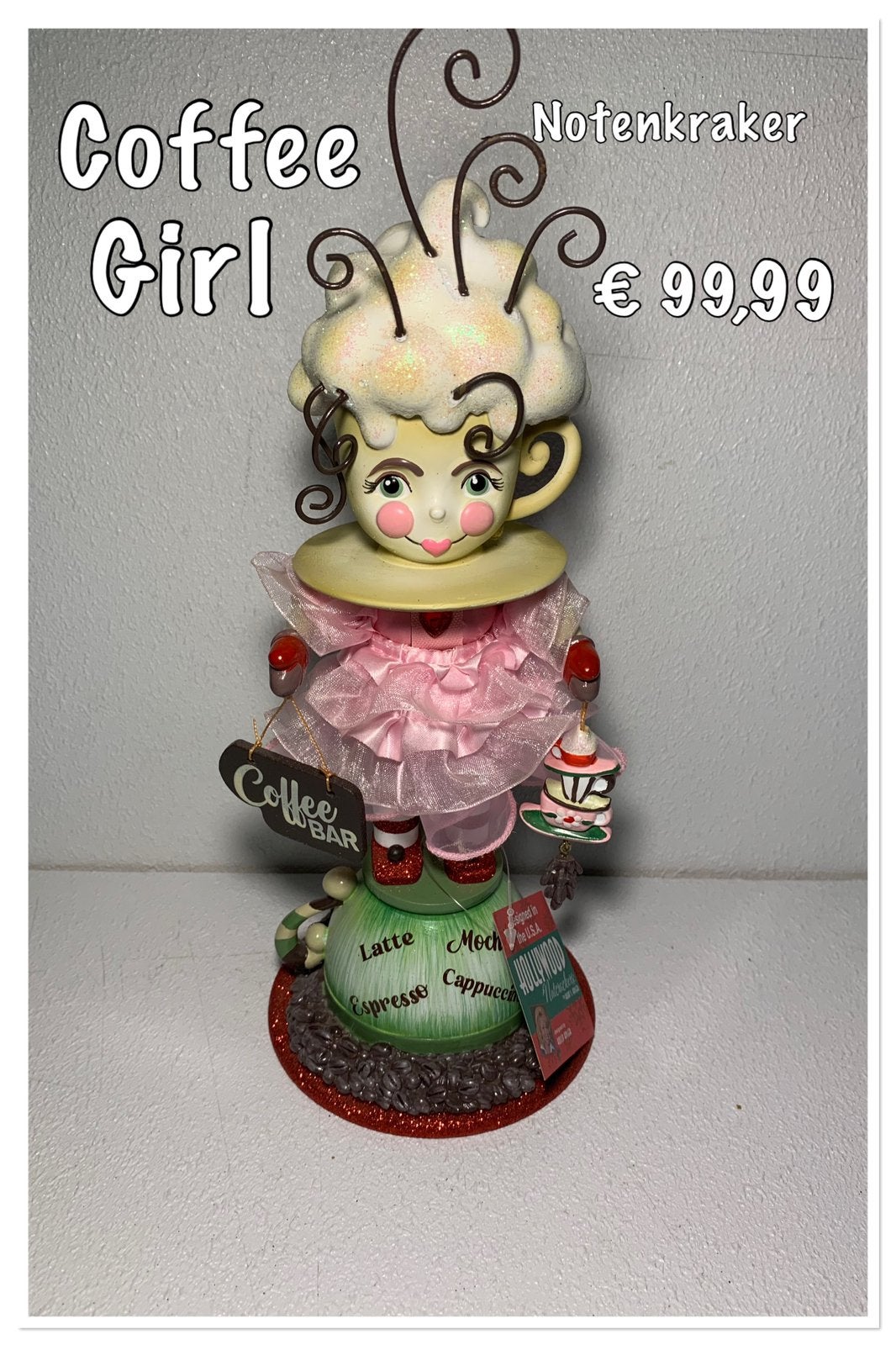 Notenkraker coffee girl, Ophalen of Verzenden, Nieuw