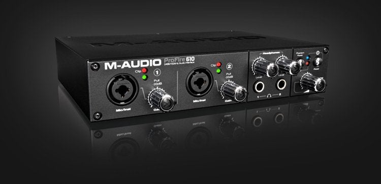 M-Audio ProFire 610/firewire audio/midi interface+voeding, Computers en Software, Ophalen of Verzenden