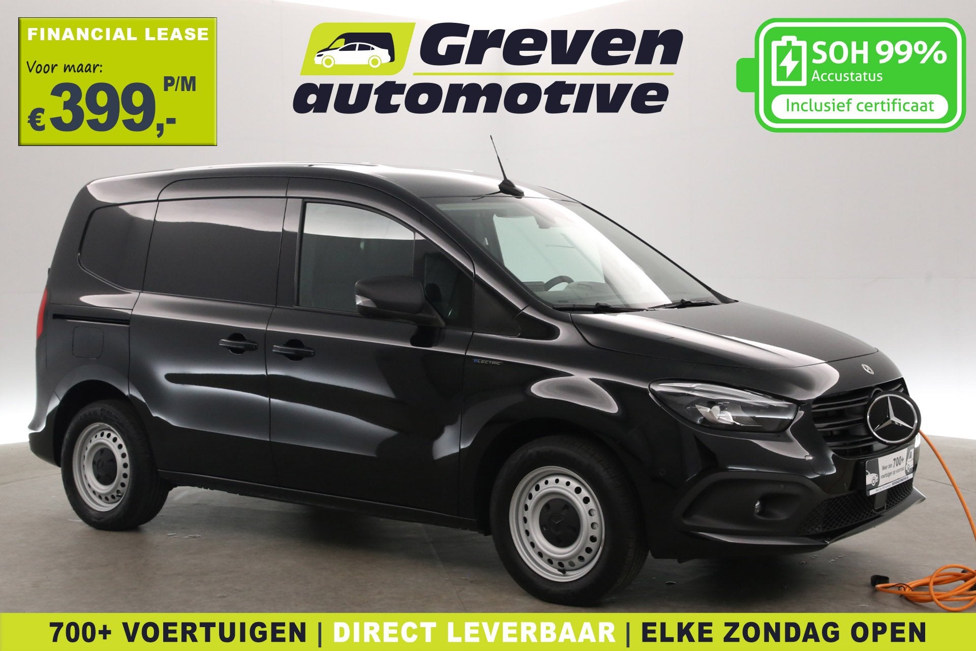 Renault Kangoo Mercedes-Benz eCitan 112 51 kWh | NIEUW | Sne, 45 kWh, Stof, 1595 kg, Renault
