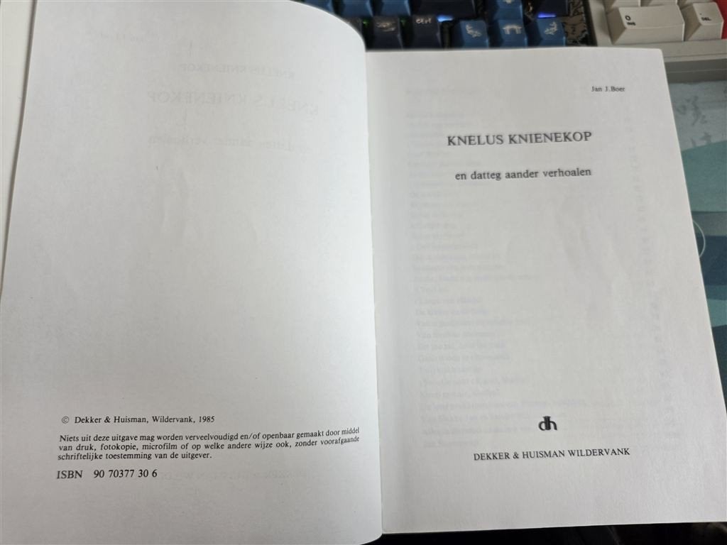 Knelus Knienekop — Jan J. Boer, Groninger Verhalen, Ophalen of Verzenden, Gelezen