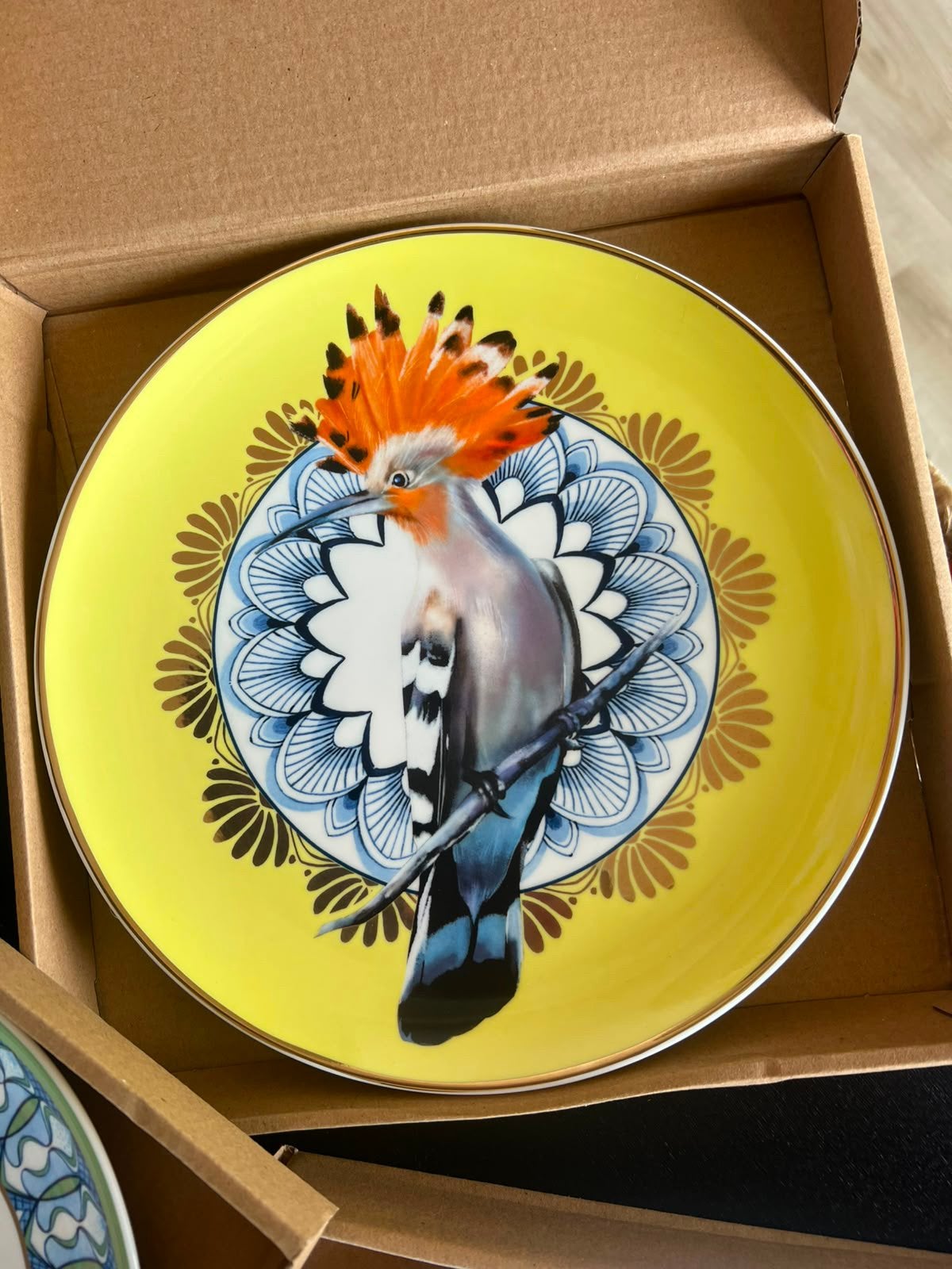 Heinen delfts blauw hopvogel, Ophalen
