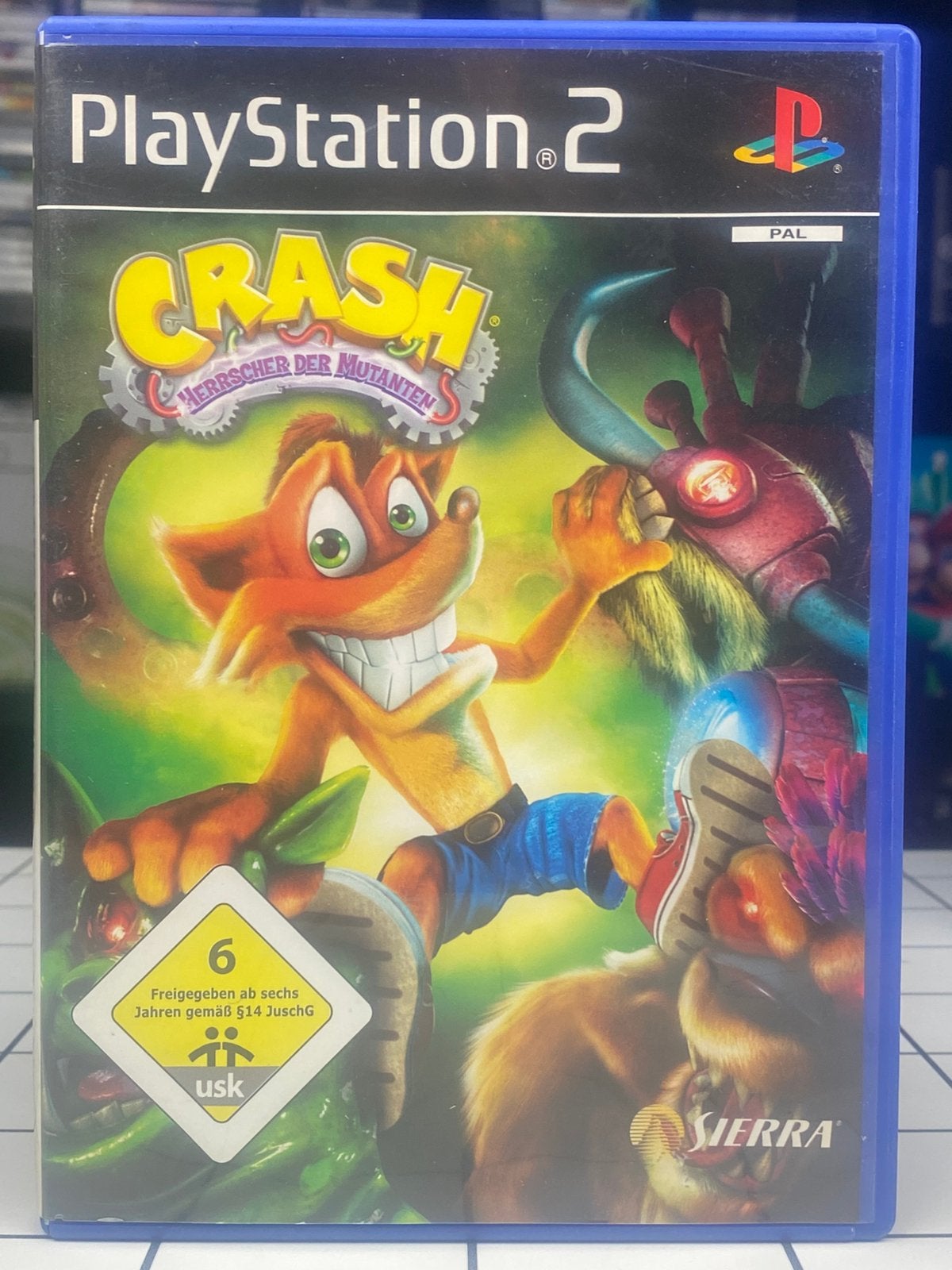 Crash Mind Over Mutant - PS2 PlayStation 2 Game - Sierra, Avontuur en Actie, Sierra, Ophalen of Verzenden, Zo goed als nieuw