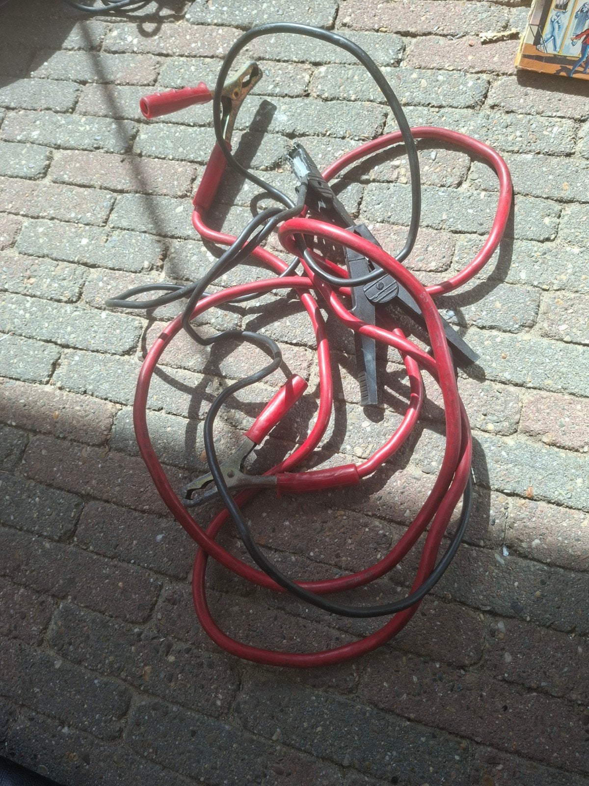 Startkabels voor auto of motor, Ophalen