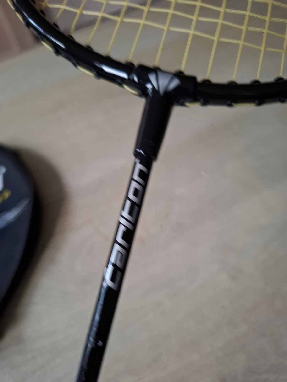 Carlton Attack Badmintonracket met hoes, Gebruikt, Onbekend, Ophalen of Verzenden, Racket(s)