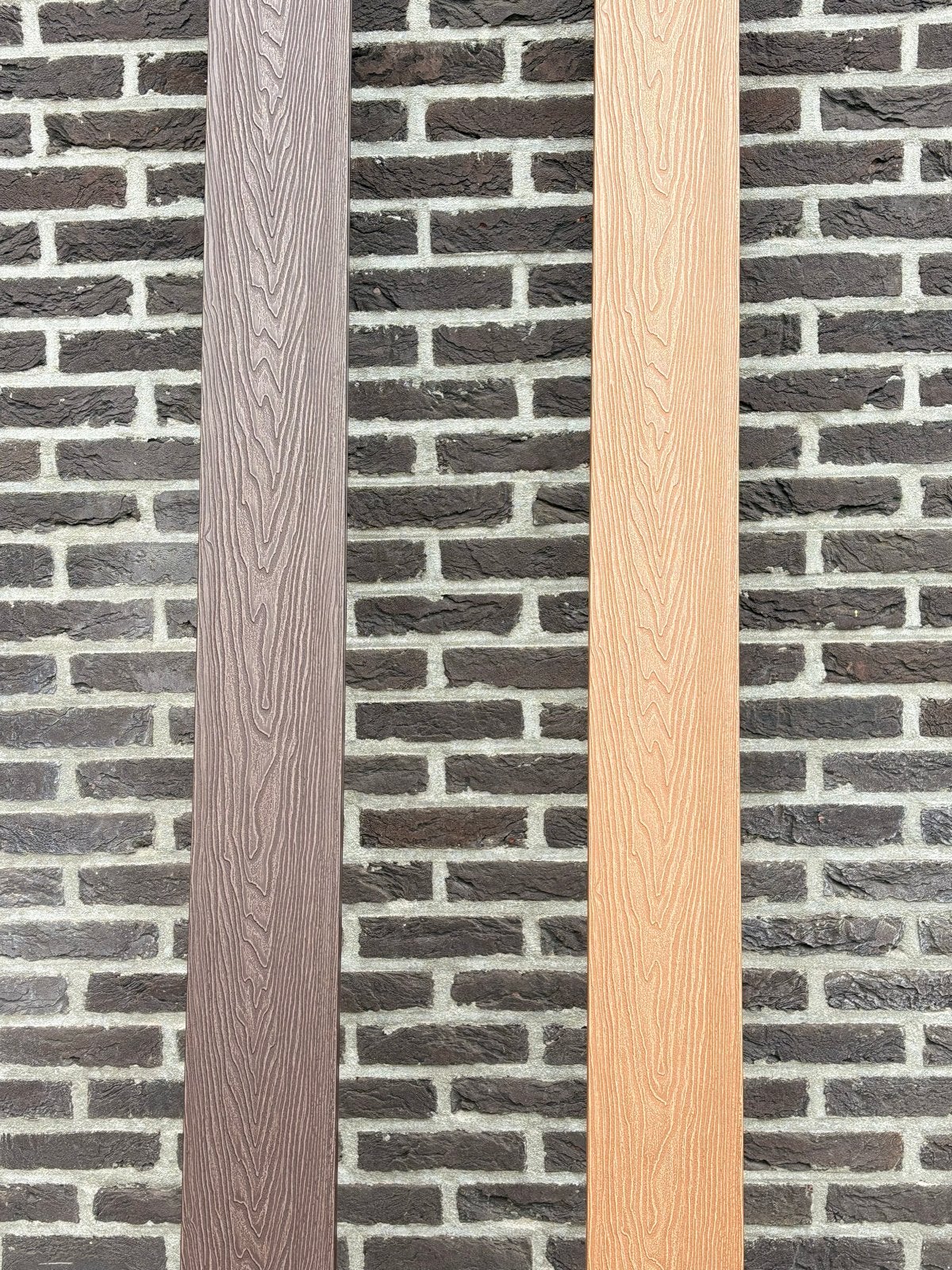 Composiet Terrasplanken - 2900 mm. dubbelzijdig te gebruiken, 25 tot 50 mm, Nieuw, Ophalen of Verzenden, 250 tot 300 cm