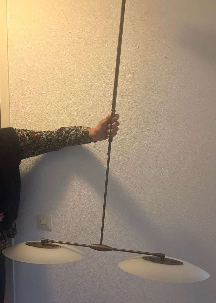 Hanglamp voor boven een tafel, Ophalen, Gebruikt, 75 cm of meer