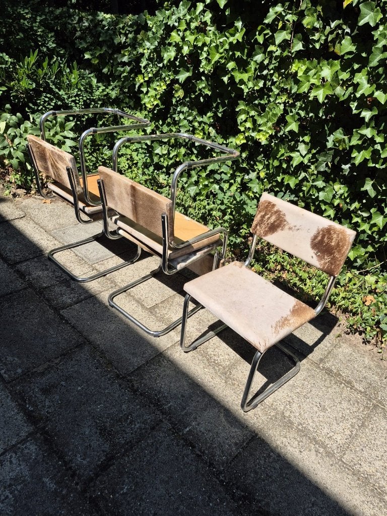 Gispen stoelen 5 stuks, Gebruikt, Overige kleuren, Ophalen of Verzenden, Metaal