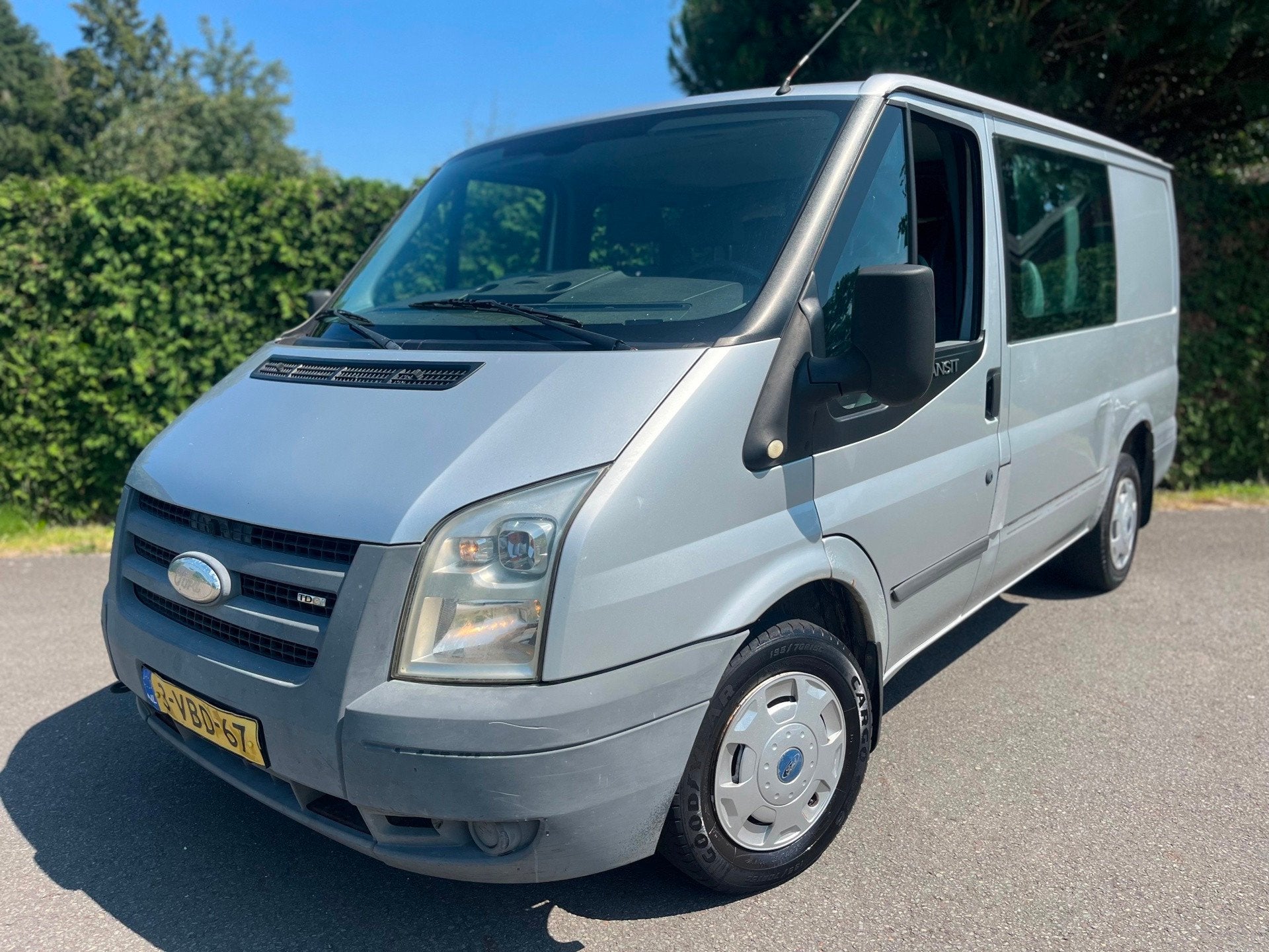 Ford Transit 260S 2.2 TDCI MARGE DUBBEL-CABINE EXPORT !, Voorwielaandrijving, Gebruikt, 4 cilinders, 2000 kg