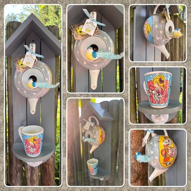Cadeautip! BA 'A Cup of Blond' Theepot Vogelhuisje, Ophalen of Verzenden, Nieuw