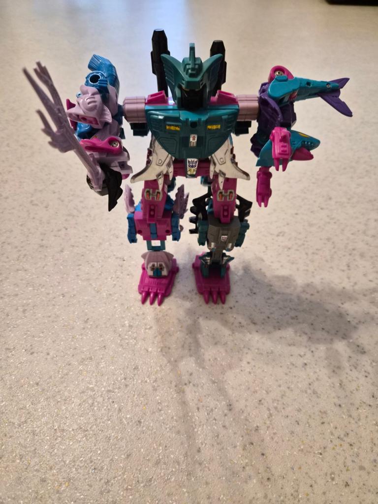 Vintage Transformers G1 Piranacon Decepticon Combiner, Verzamelen, Transformers, G1, Ophalen of Verzenden, Gebruikt, Decepticons