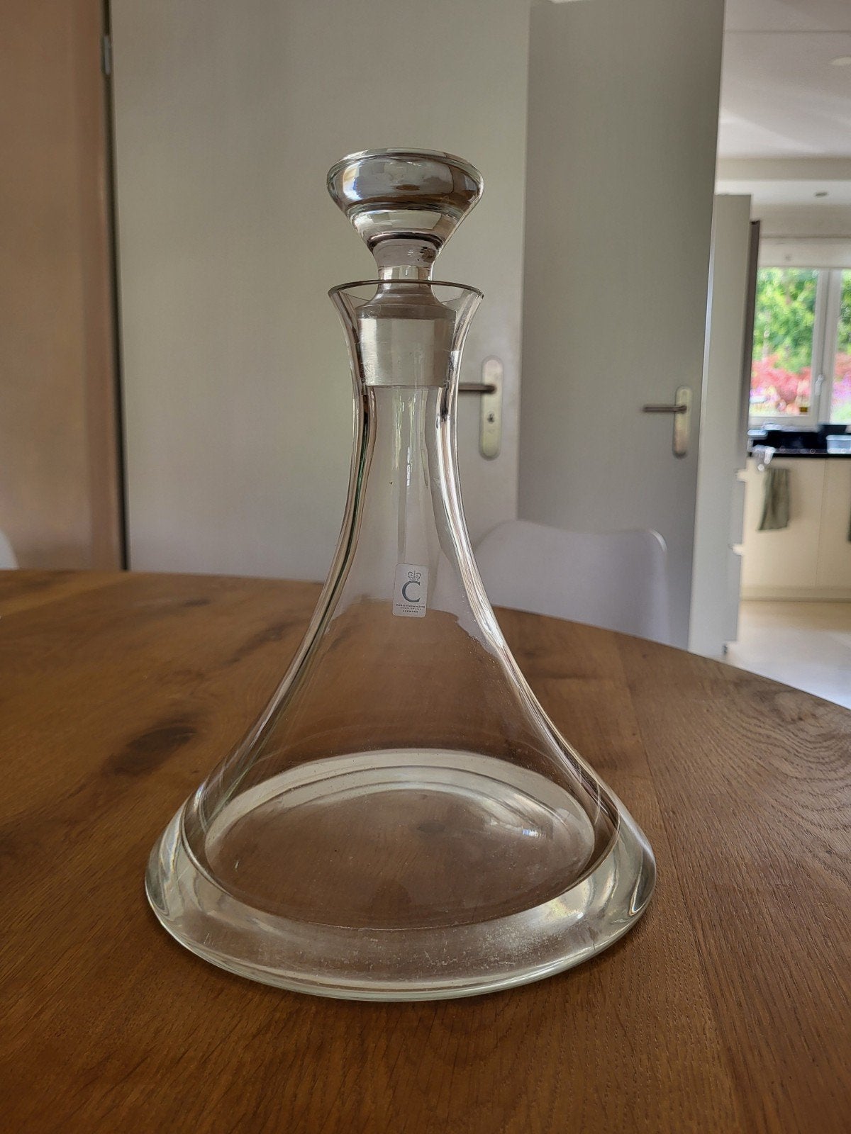 Christinenhütte karaf met stop - Vintage, Antiek en Kunst, Antiek | Glas en Kristal, Ophalen