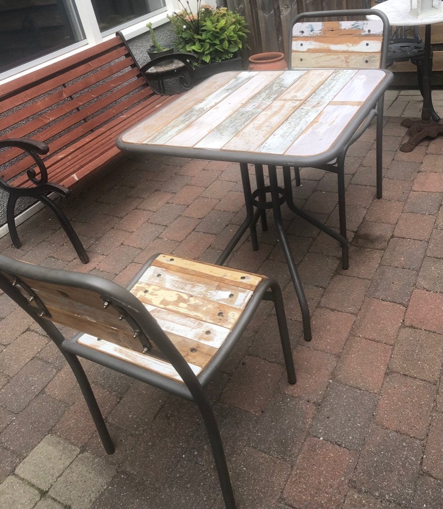 Bistro set PTMD Gunter-collectie, Ophalen, Zo goed als nieuw, Overige materialen, 2 zitplaatsen