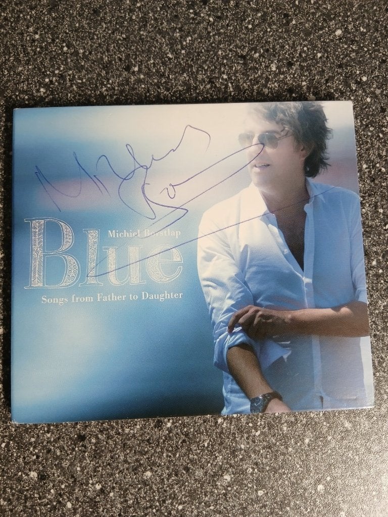 CD MICHIEL BORSTLAP - BLUE (gesigneerd), Ophalen of Verzenden, Zo goed als nieuw, Jazz, Digipak