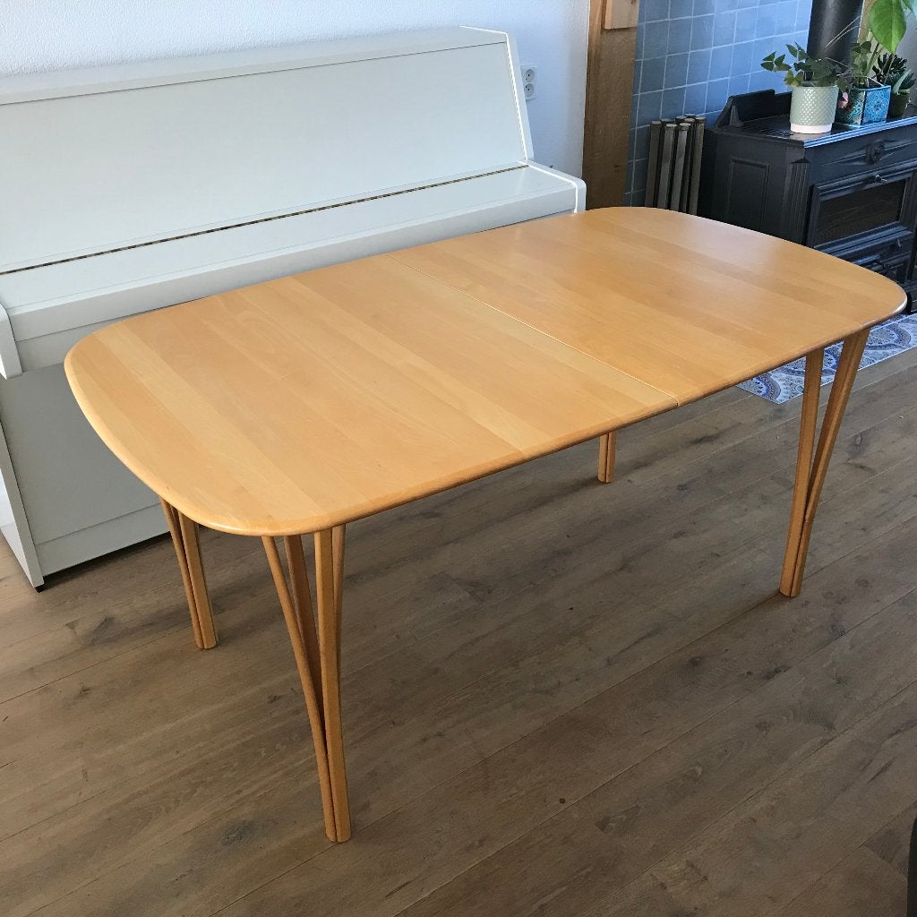 Haslev tafel eettafel bureau Deens design, Ophalen