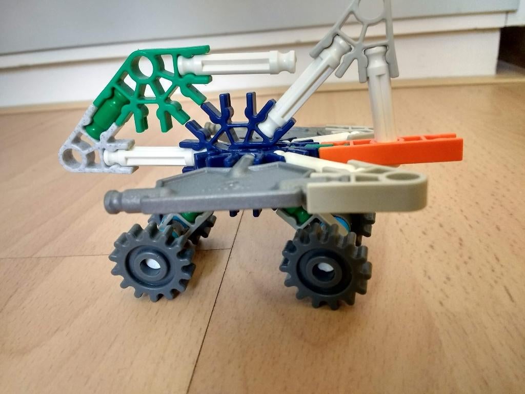 knex k'nex jet fighter, 2 verschillende straaljagers bouwen, Kinderen en Baby's, Ophalen of Verzenden, Zo goed als nieuw, K'nex