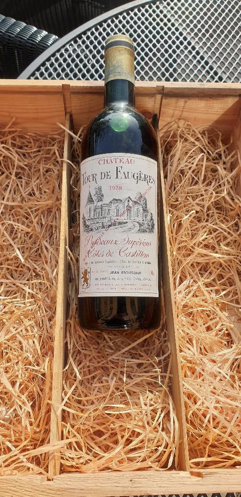Chanteau Tour De Faugeres Cotes de Castilon 1978, Frankrijk, Nieuw, Ophalen of Verzenden, Rode wijn
