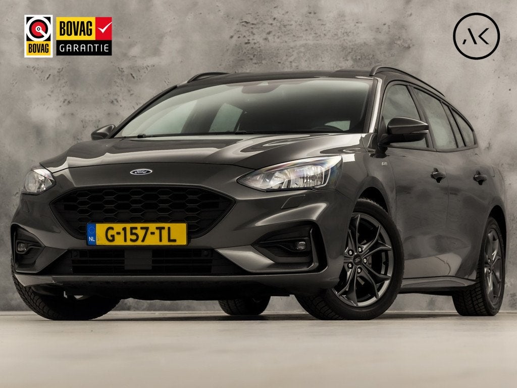 Ford FOCUS Wagon 1.5 EcoBoost ST Line 150Pk Automaat (APPLE, Auto's, Ford, Stof, Lichtsensor, 3 cilinders, 66 €/maand