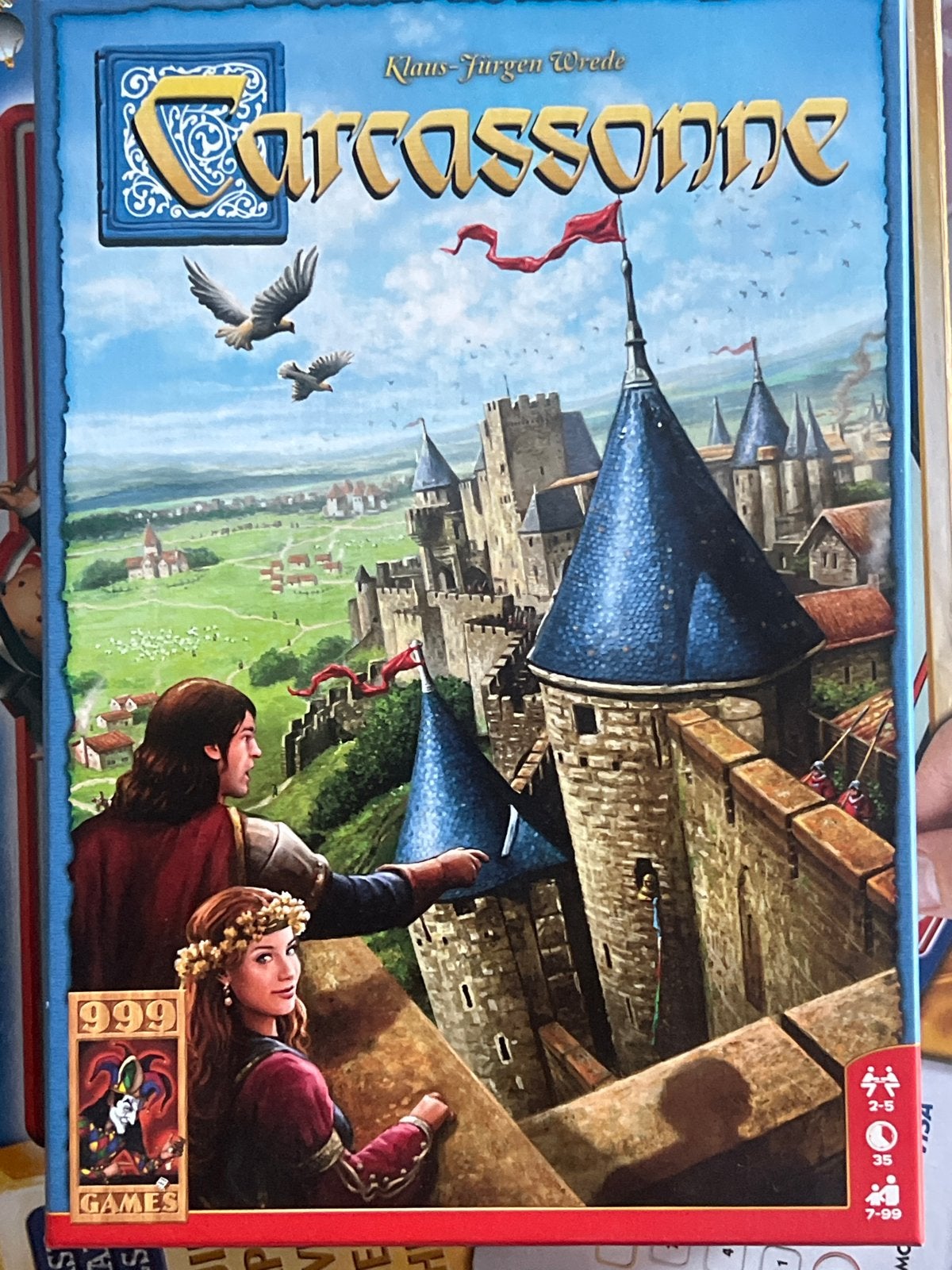 Carcassonne Bordspel +mini-uitbreidingen nieuw in de doos, Drie of vier spelers, Ophalen, Zo goed als nieuw