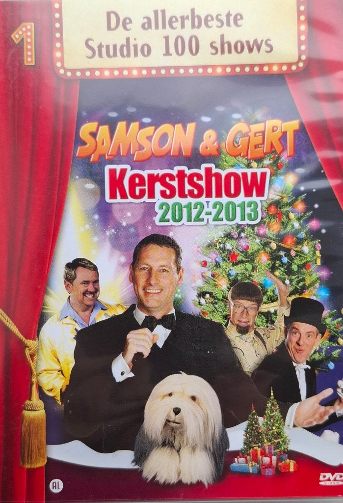 Samson en Gert Kerstshow 2012-2013 DVD ZGAN, Show, Alle leeftijden, Zo goed als nieuw, Kerst