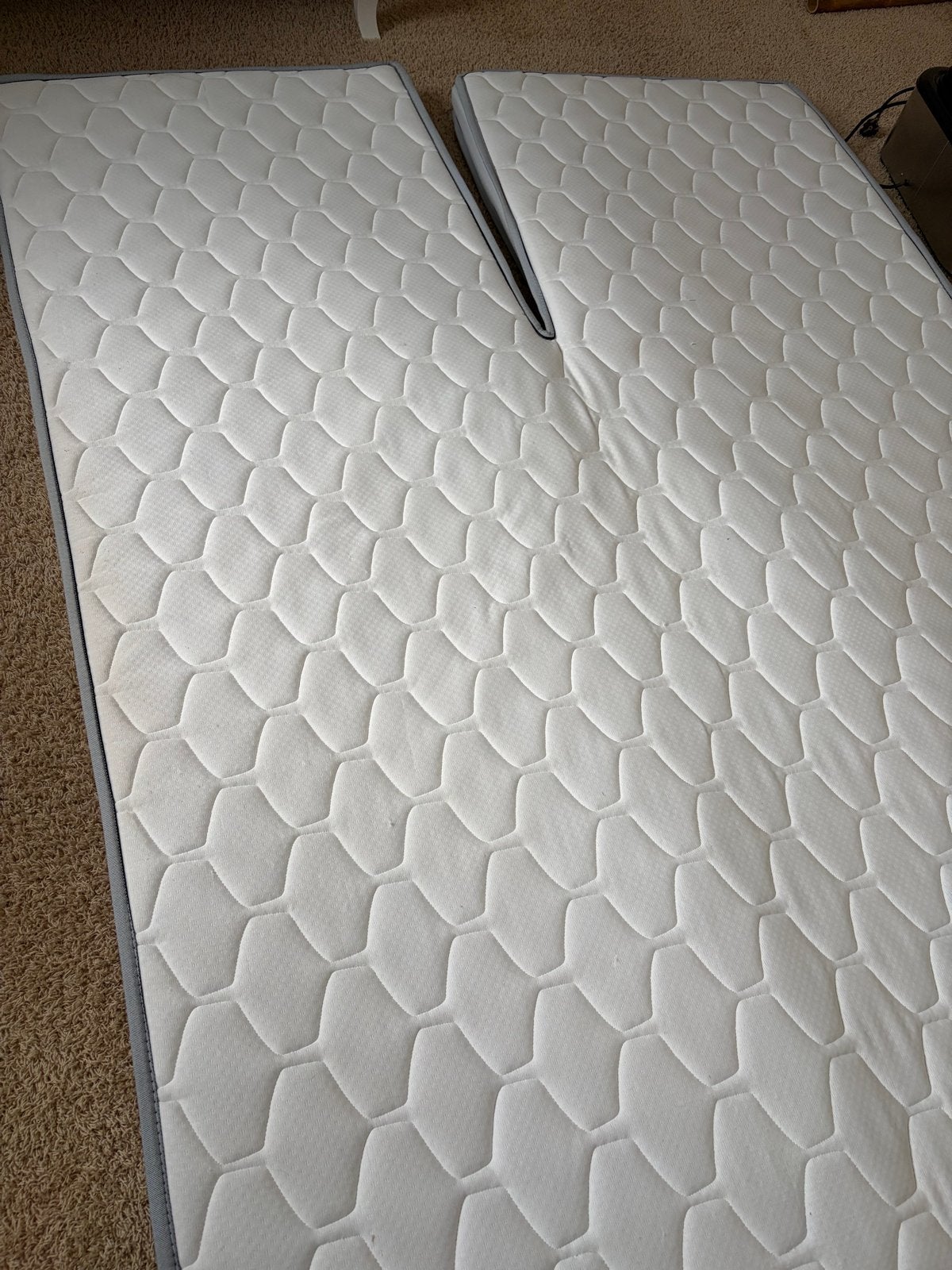 Splittopper 160x210x8 cm - Zo goed als nieuw, Ophalen, 210 cm, Tweepersoons, Zo goed als nieuw