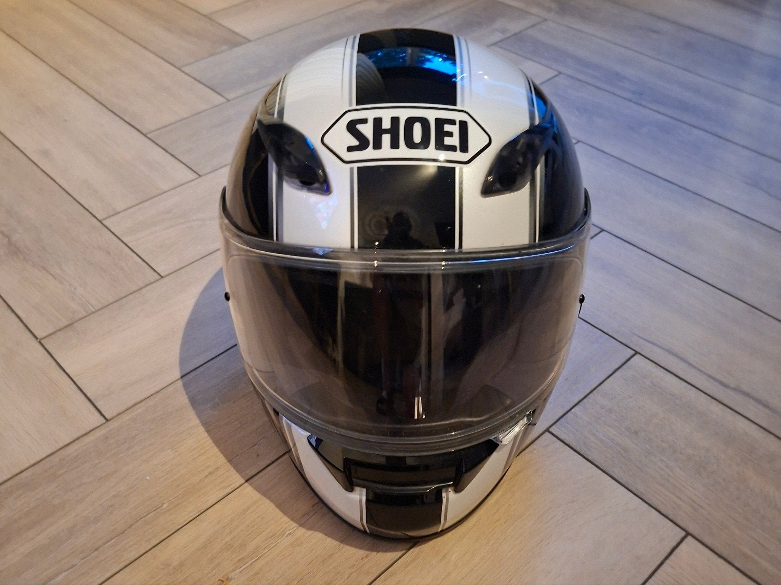 Shoei Integraalhelm XR1100 -Maat M- Zwart/Wit met patroon, Ophalen, Heren, Integraalhelm, Shoei