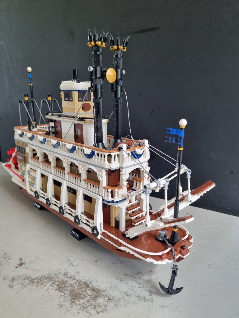 Te huur: Lego Stoomboot 21356, Gebruikt, Compleet, Lego, Ophalen of Verzenden
