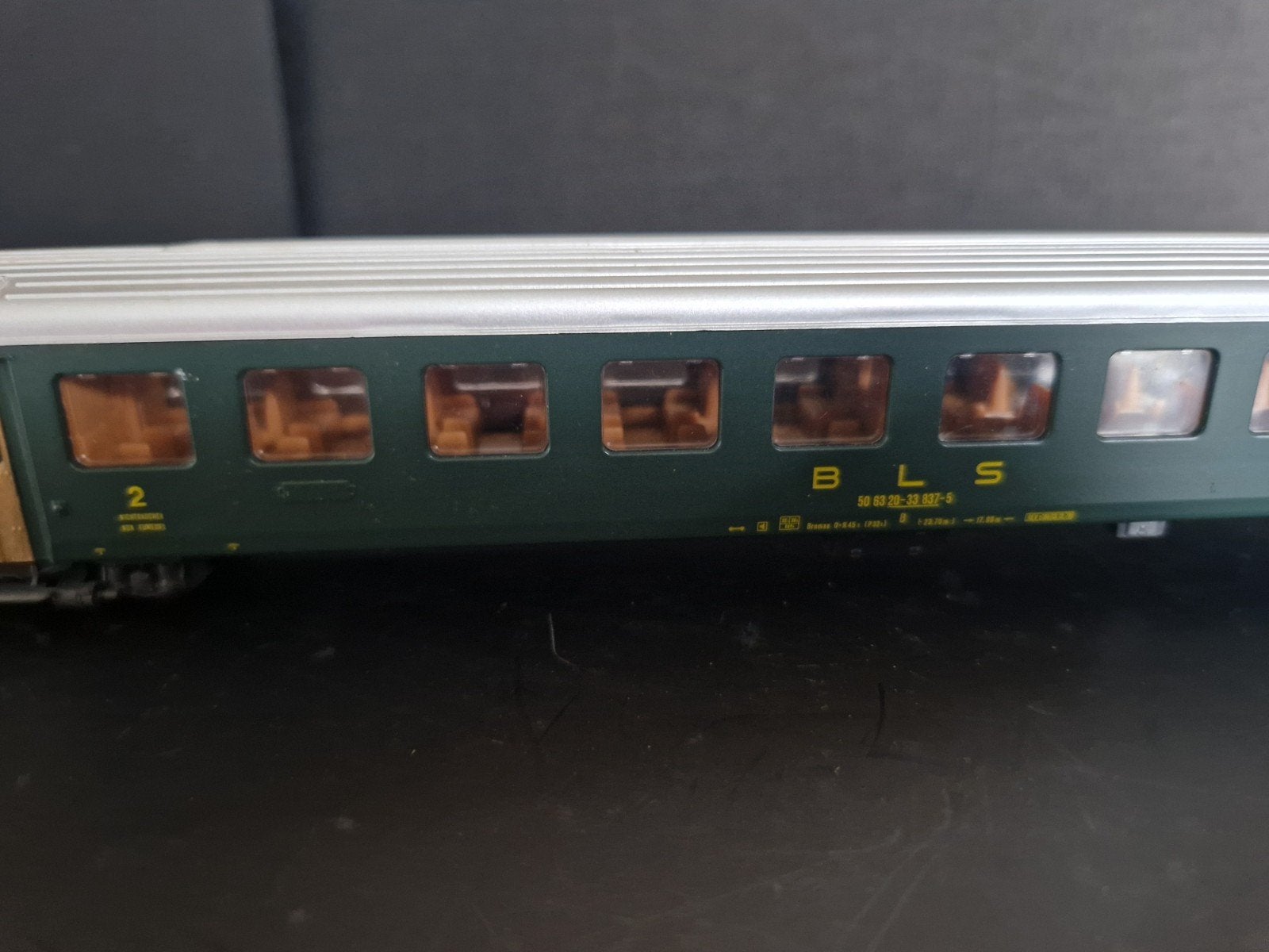 Roco BLS Wagon 2e klas - Zo goed als nieuw, Gelijkstroom, Wagon, Ophalen of Verzenden, Zo goed als nieuw