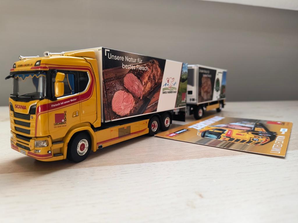 Wsi Scania Lucarna Macana, Ophalen of Verzenden, Zo goed als nieuw, Bus of Vrachtwagen, Wsi