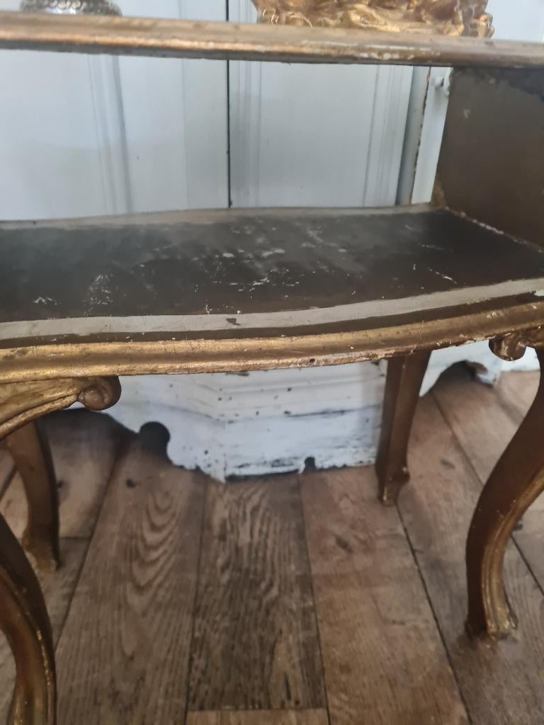 Oud Florentijns bijzet tafeltje, kastje, Ophalen of Verzenden