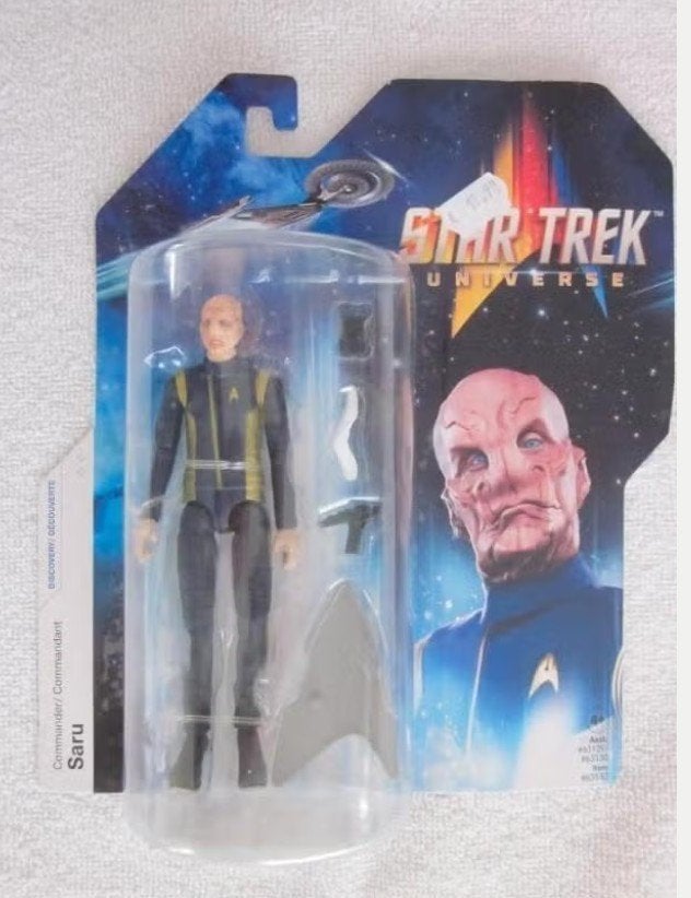 Star Trek Saru in originele verpakking., Ophalen of Verzenden, Zo goed als nieuw, Tv, Actiefiguur of Pop