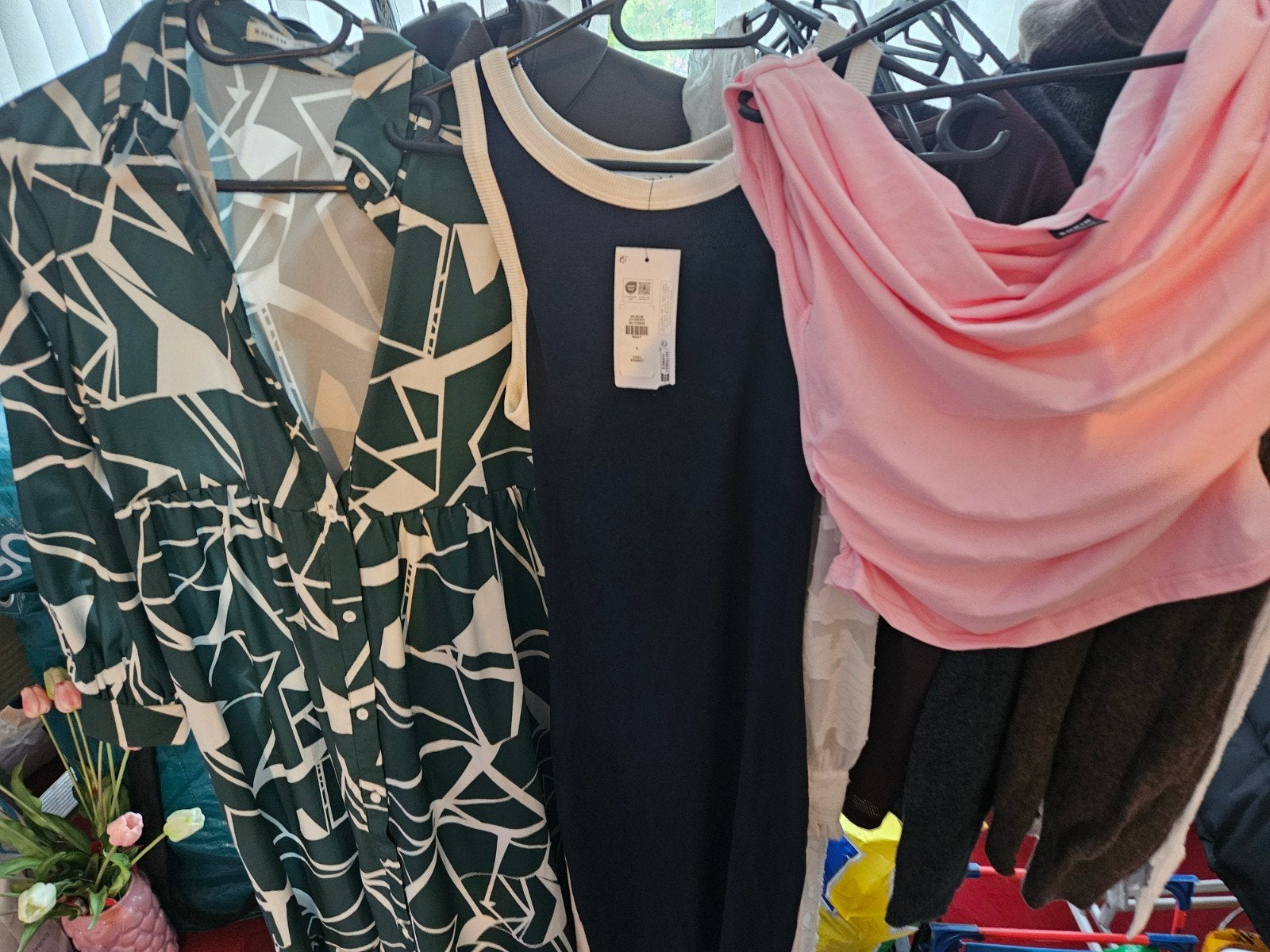 10 zakken kledingmix dames en kinderen, Ophalen, Gedragen, Maat 38/40 (M)