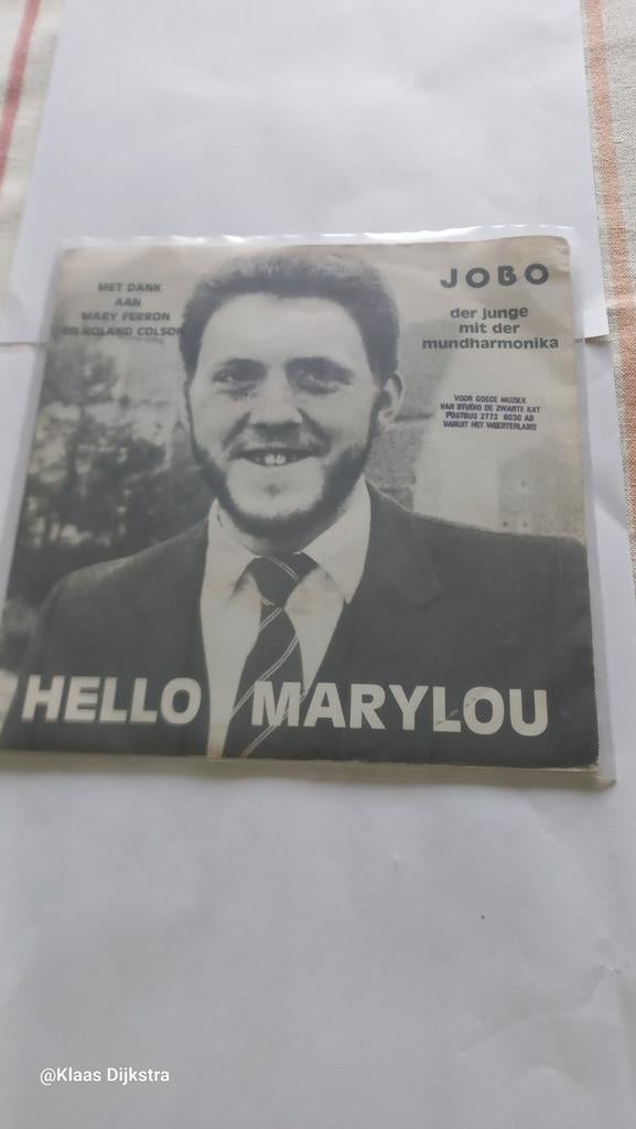 Jobo - Hello Marylou, Ophalen of Verzenden, Gebruikt, Overige formaten