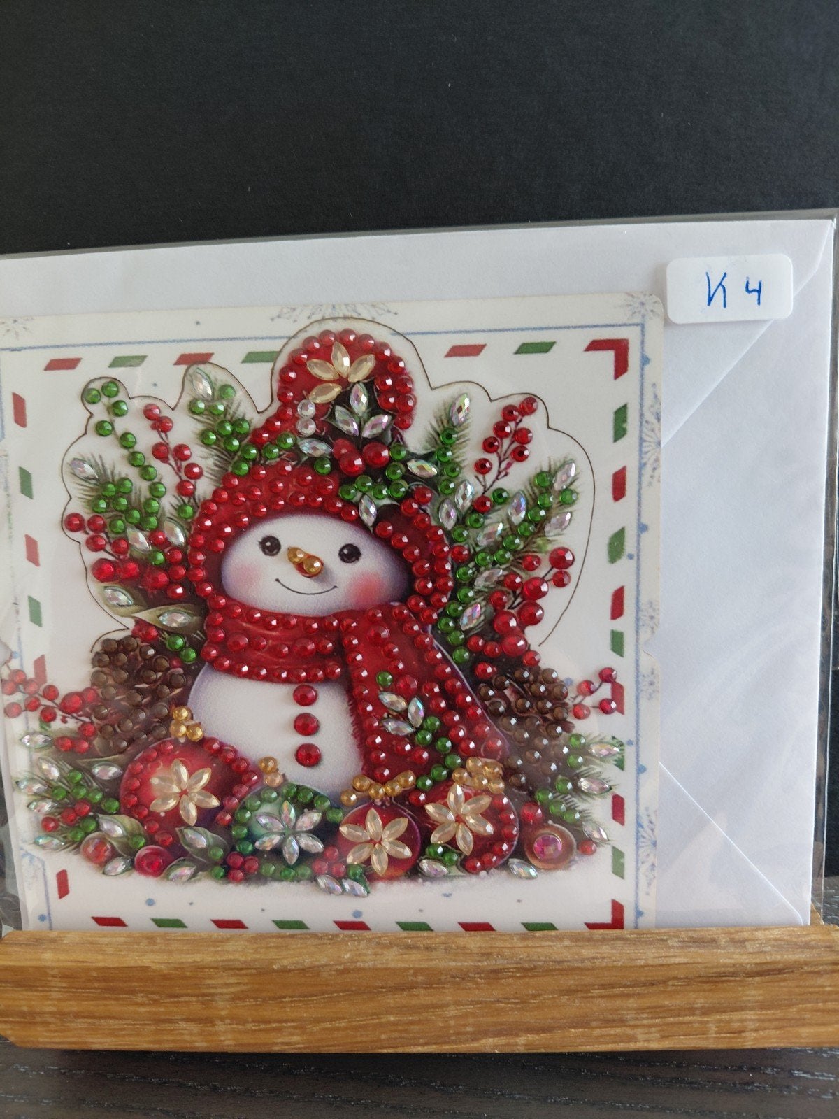 Diamond painting kerstkaart 5+1 gratis, Ophalen, Nieuw, Kerst
