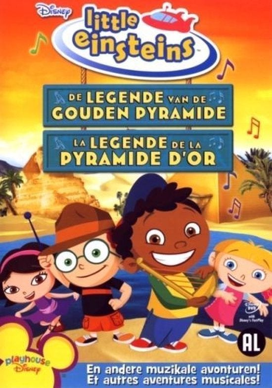 DVD Disney Little Einsteins - Legende Van De Gouden Pyramide, Avontuur, Tv-serie, Ophalen of Verzenden, Zo goed als nieuw