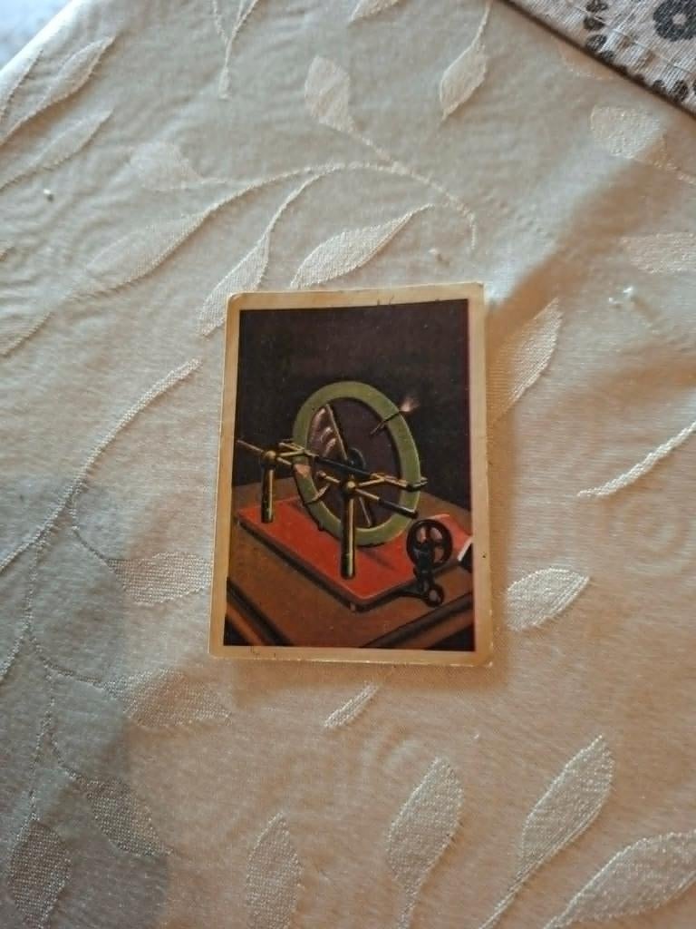 Prentje/Chromo : Elektriseermachine van Wommelsdorf, Gebruikt, Verzenden, Voor 1940, Prent