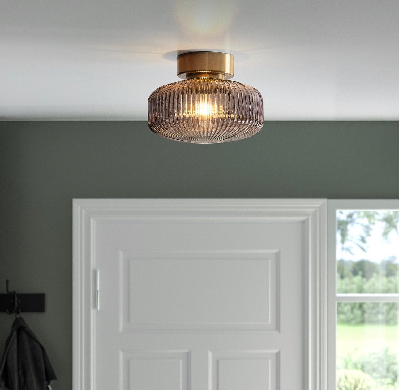 Ikea Solklint plafondlamp, Ophalen, Zo goed als nieuw