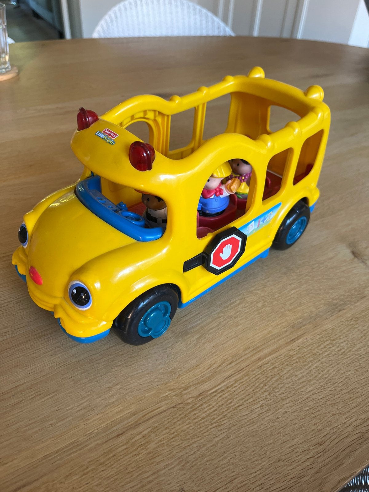 Fisher-Price Little People Schoolbus met figuren, Ophalen of Verzenden, Gebruikt