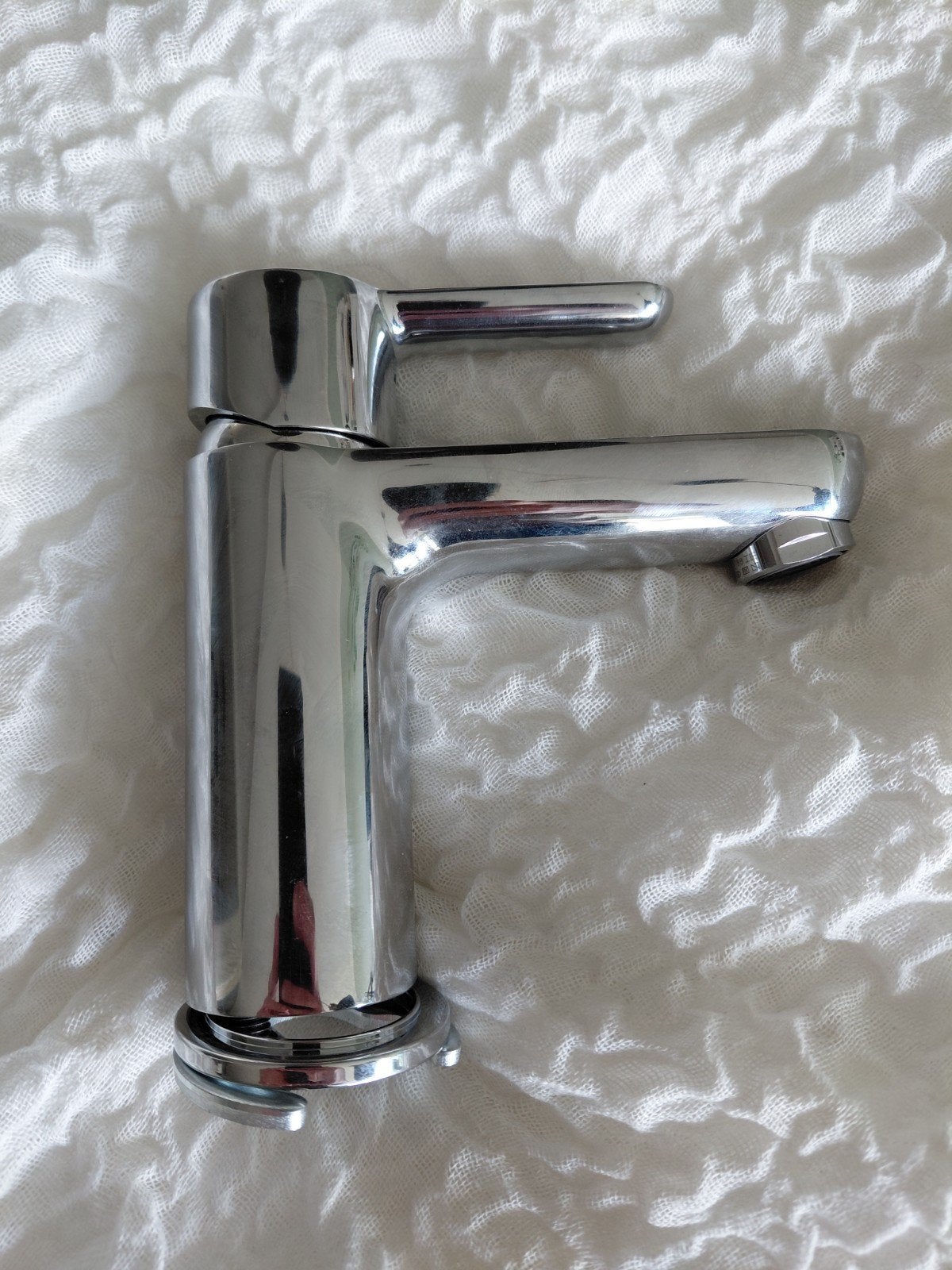 Wastafelkraan warm/koud chrome Nobili, Ophalen, Kraan