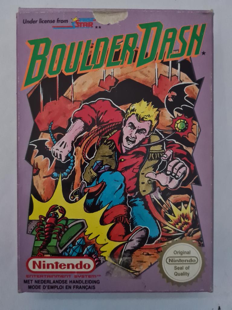 BOULDER DASH, Gebruikt, 1 speler, Racen en Vliegen, Ophalen of Verzenden