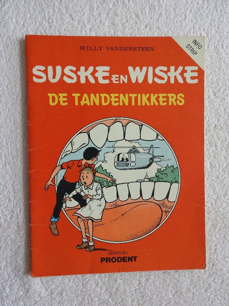 Suske en Wiske: De Tandentikkers (Gratis bij Prodent), Boeken, Stripboeken, Willy Vandersteen, Eén stripboek, Ophalen of Verzenden