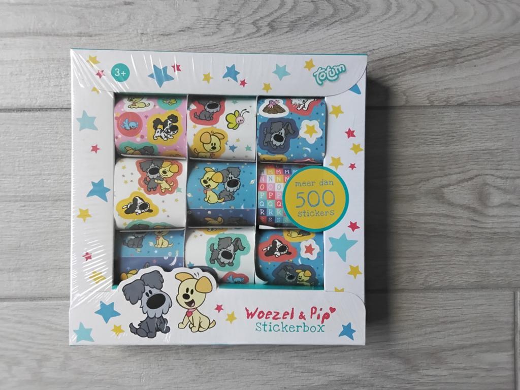 Woezel & Pip Stickerbox - Meer dan 500 stickers, Ophalen of Verzenden, Nieuw, Meerdere stickers