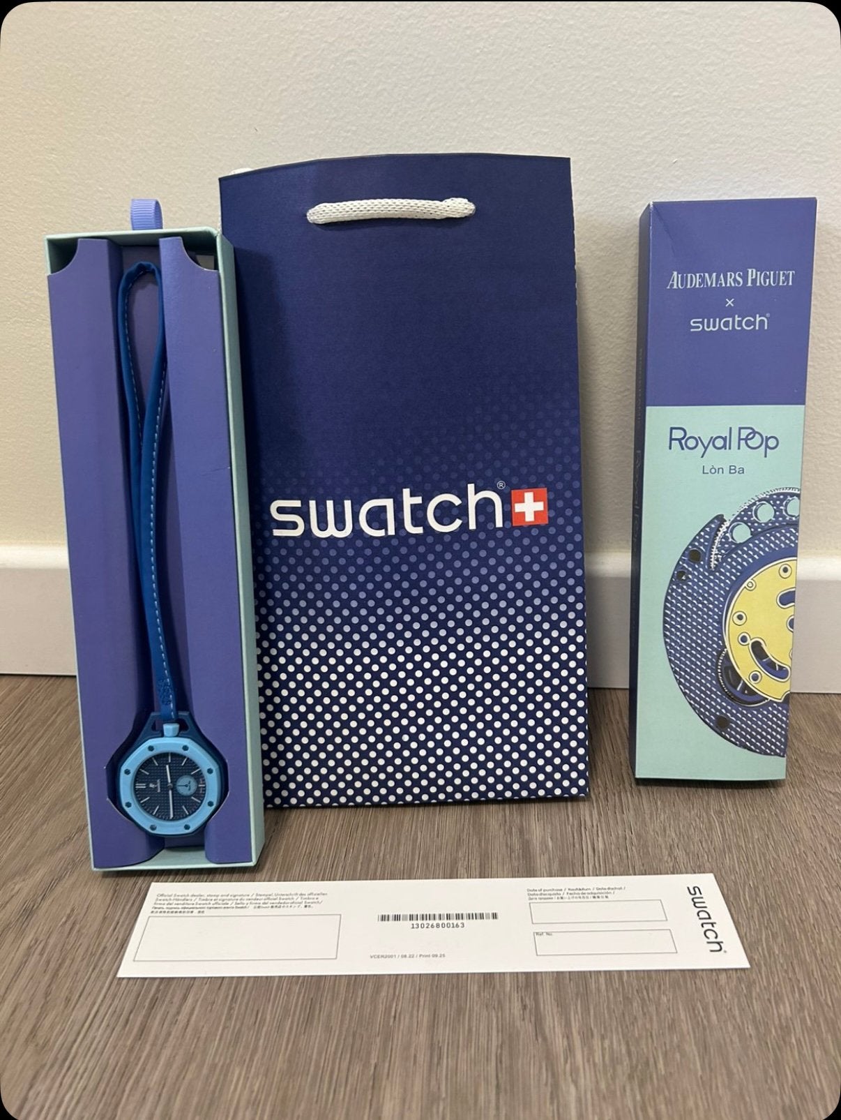 AP X SWATCH ALLE KLEUREN!, Ophalen, Zo goed als nieuw, Kunststof