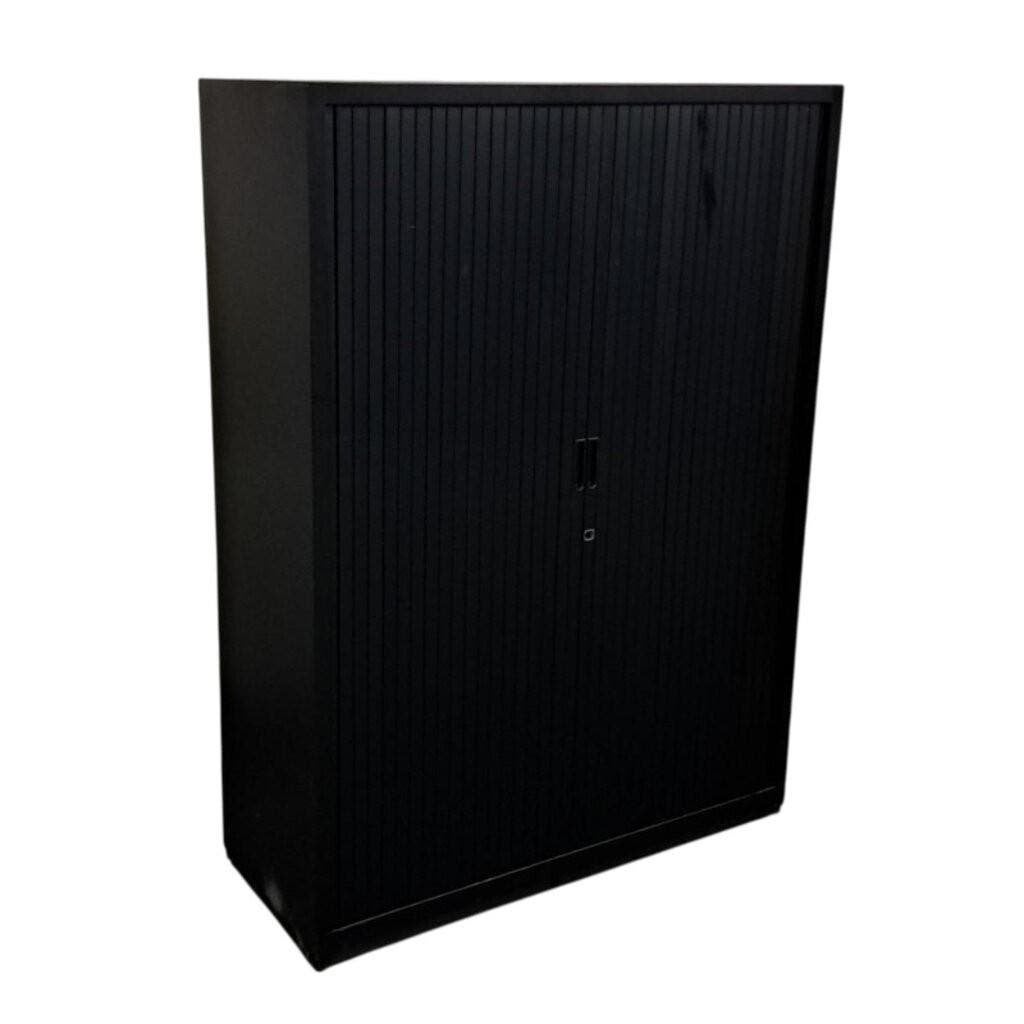 Aspa Roldeurkast Zwart 164 x 120 x 47, Gebruikt, 100 tot 150 cm, 100 tot 150 cm, Ophalen of Verzenden