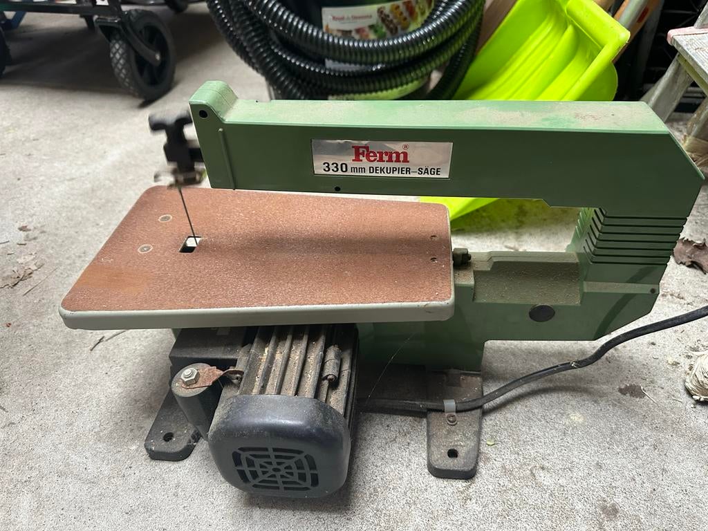 Ferm 330 mm Dekupier-Säge Figuurzaag, Ophalen, Minder dan 30 mm, Gebruikt, Figuurzaag