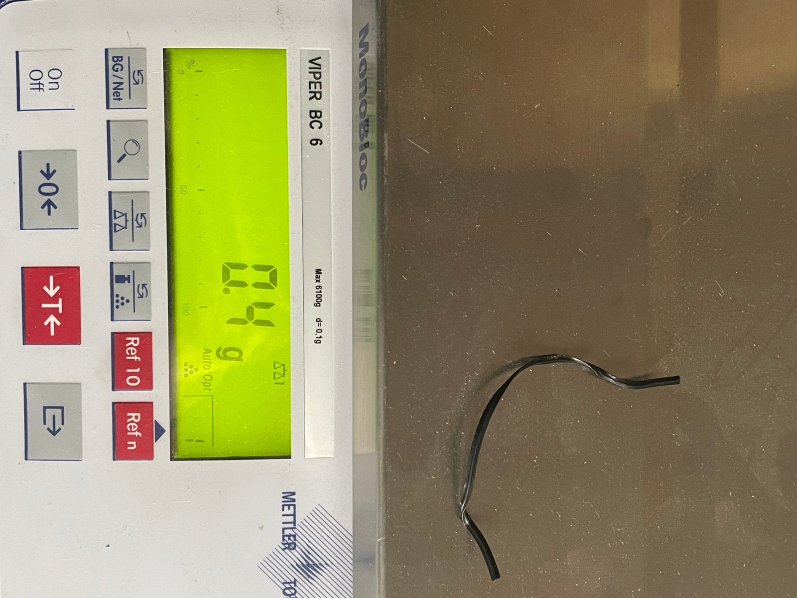METTLER TOLEDO VIPER BC 6, Witgoed en Apparatuur, Ophalen of Verzenden, Zo goed als nieuw, Personenweegschaal, 100 kg of meer