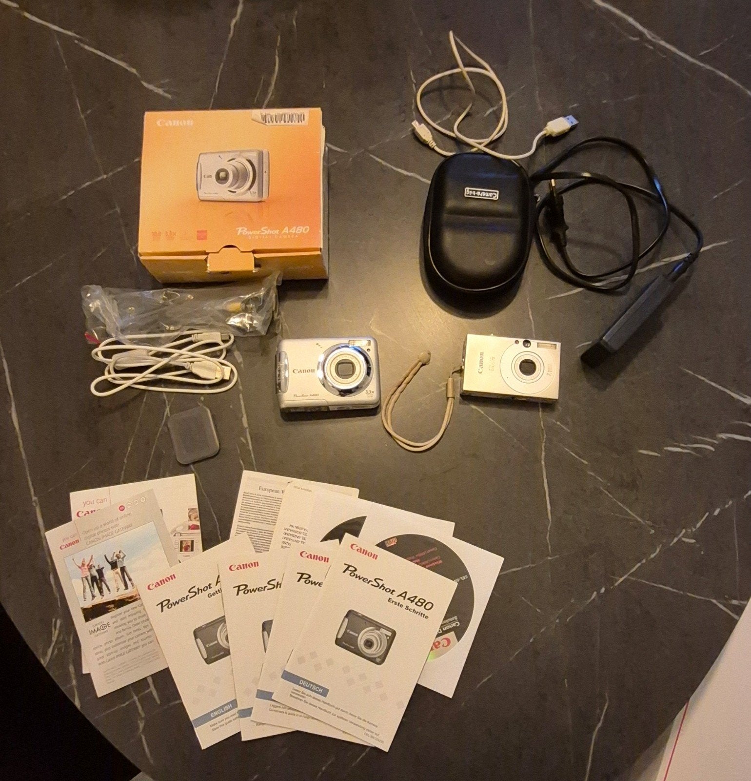 2x Canon camera, A480 Powershot en Ixus 70, Ophalen of Verzenden, Gebruikt, Canon, 8 keer of meer