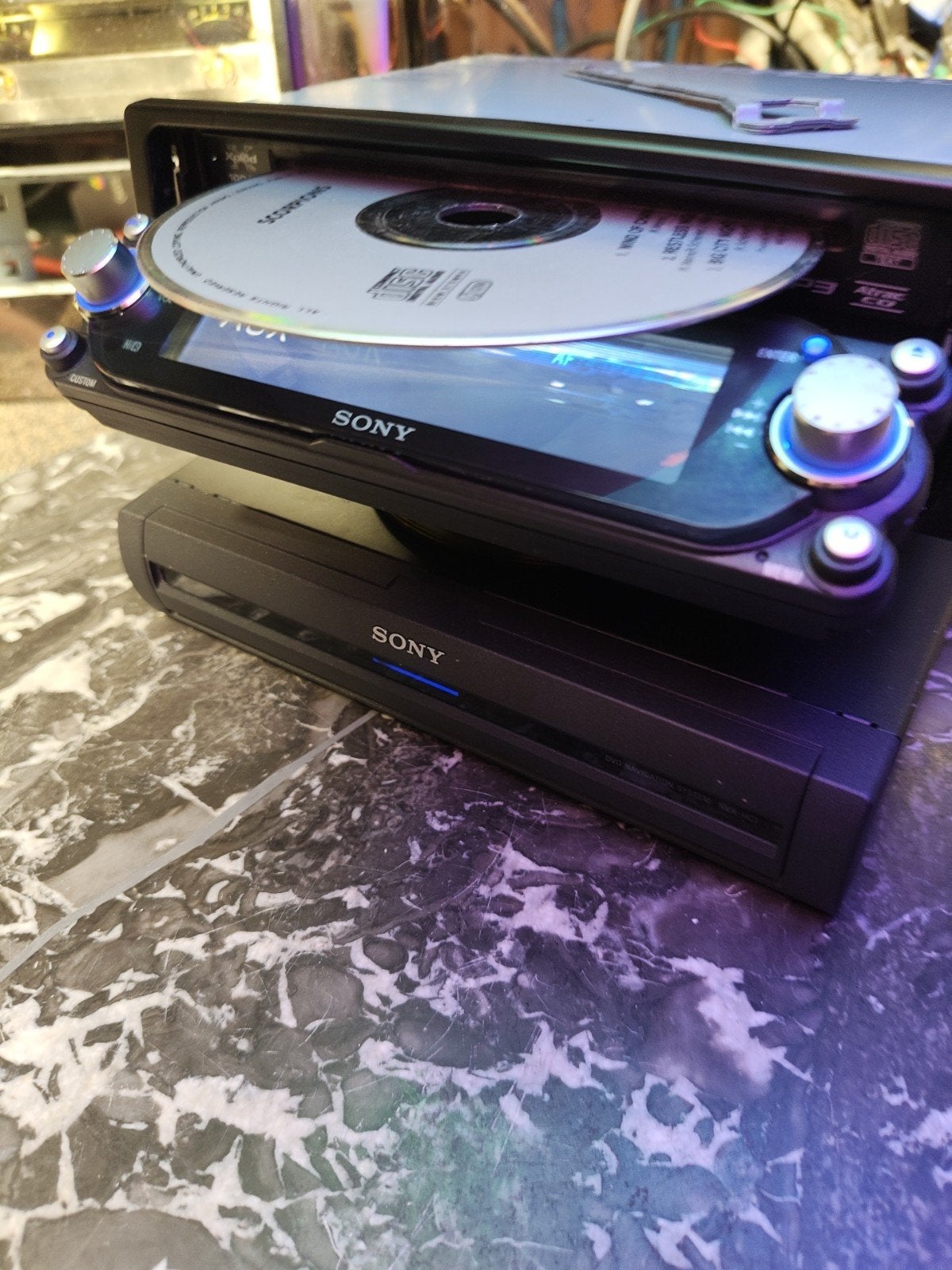 **Sony**CDX-NC9950**crazy-anim-cristal-glass**high*end*tft*, Ophalen of Verzenden