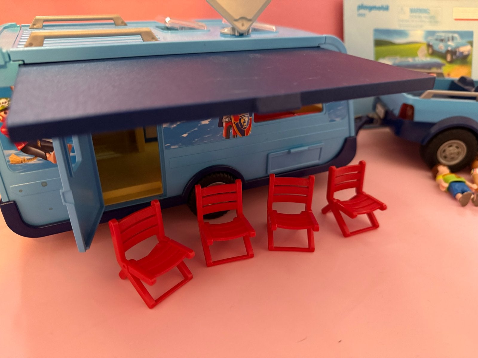 Playmobil caravan 9502 - Zo goed als nieuw, Kinderen en Baby's, Speelgoed | Playmobil, Ophalen, Complete set, Voertuig, Family fun