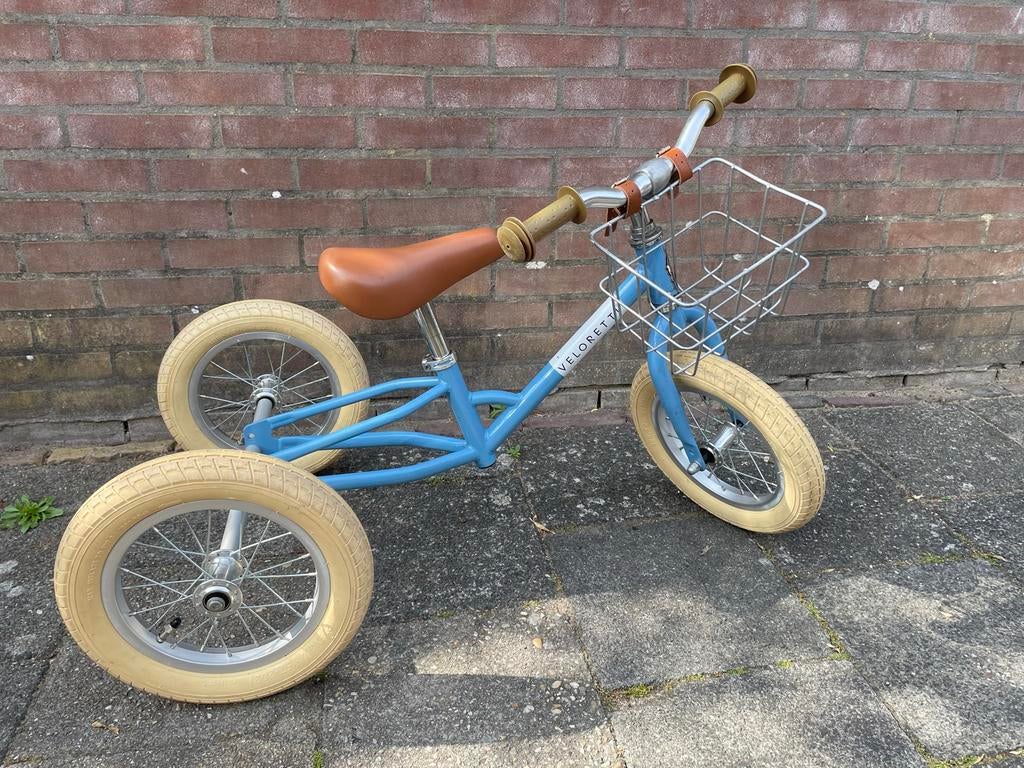 Veloretti loopfiets 3-wieler, om te bouwen naar 2-wieler, Kinderen en Baby's, Ophalen, Zo goed als nieuw, Loopfiets